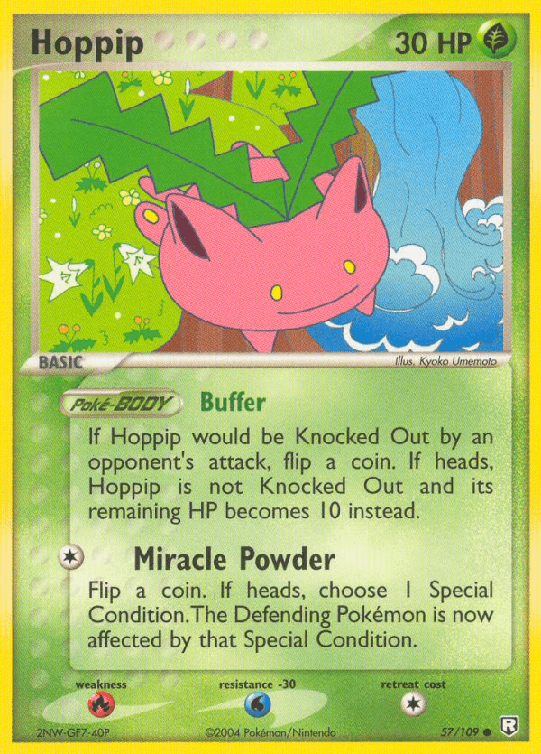 Hoppip Pokémon card