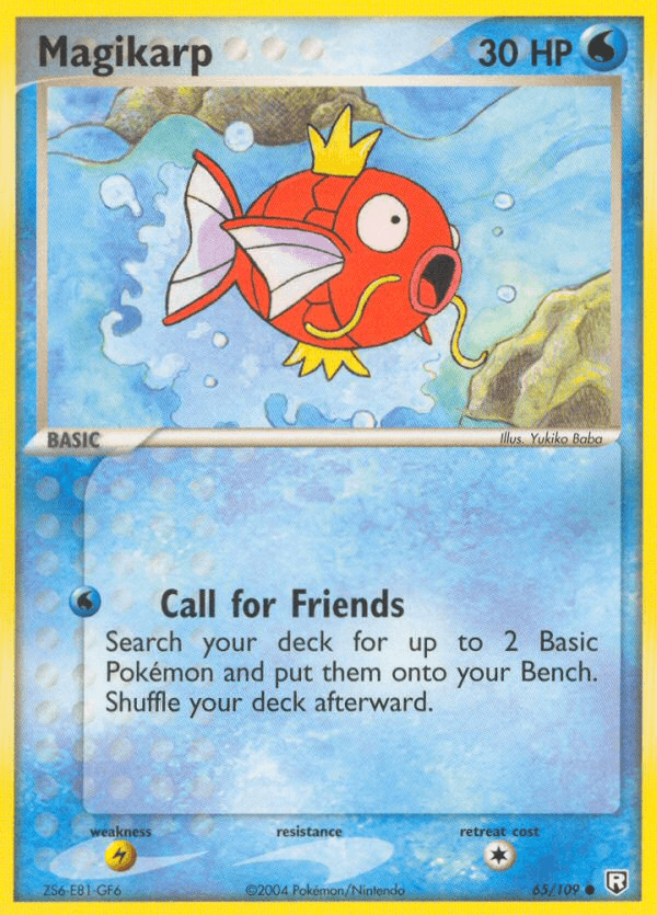 Magikarp Pokémon card