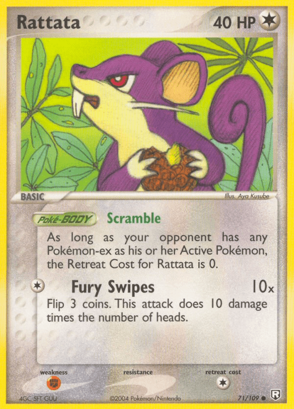 Rattata Pokémon card