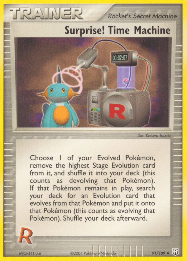 Surprise! Time Machine Pokémon card