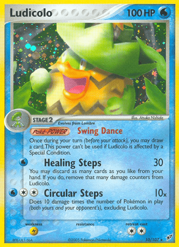 Ludicolo Pokémon card