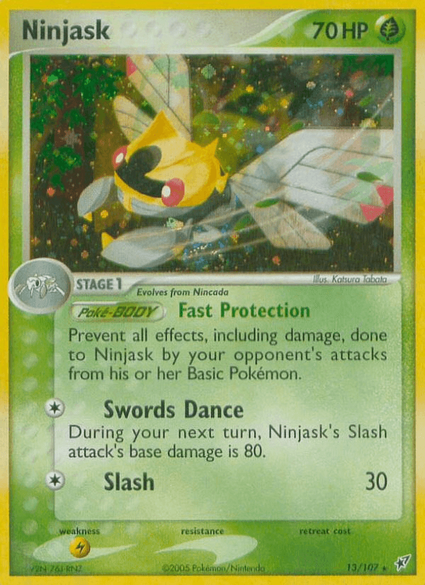 Ninjask Pokémon card