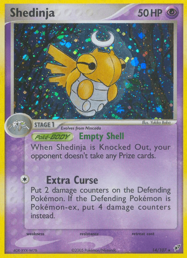 Shedinja Pokémon card