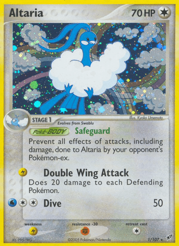 Altaria Pokémon card