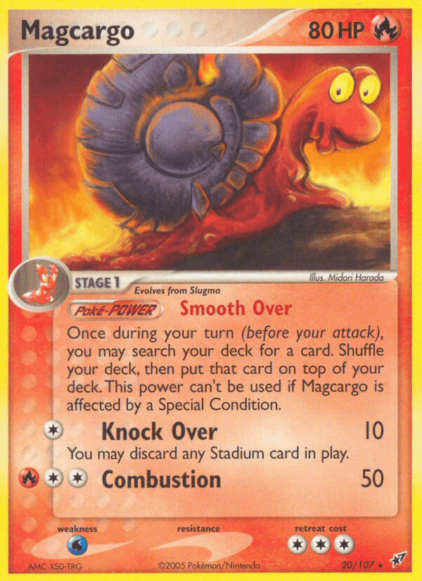 Magcargo Pokémon card