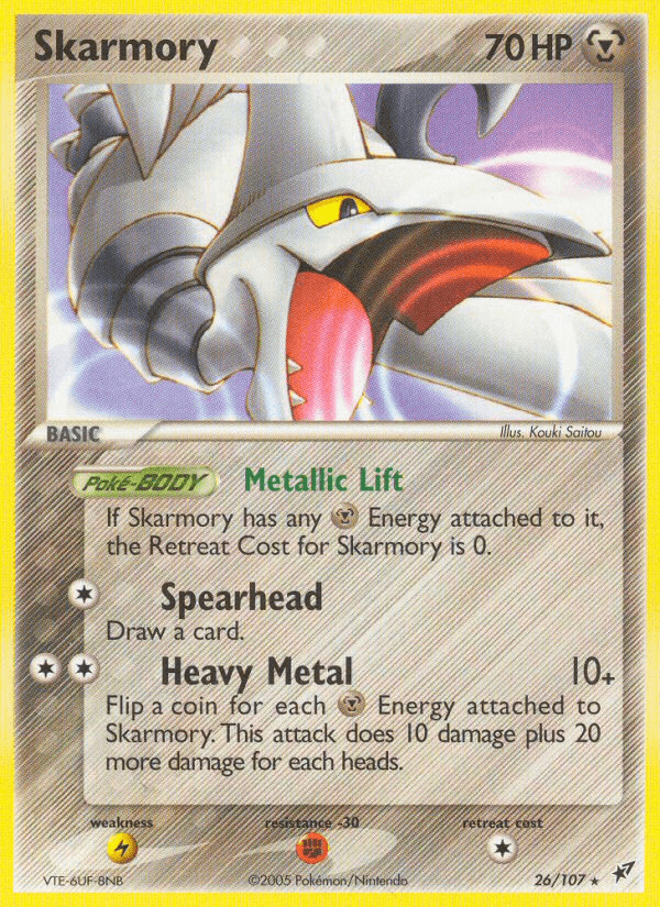 Skarmory Pokémon card