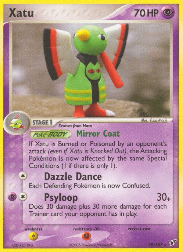 Xatu Pokémon card