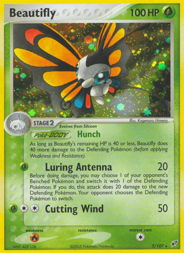 Beautifly Pokémon card
