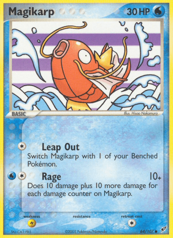 Magikarp Pokémon card