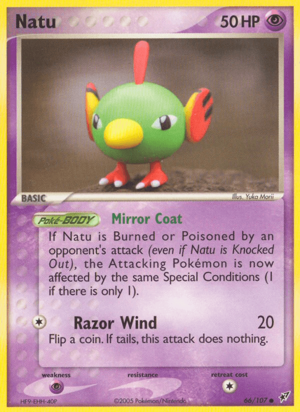 Natu Pokémon card