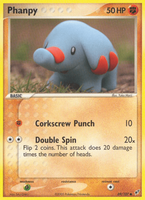 Phanpy Pokémon card