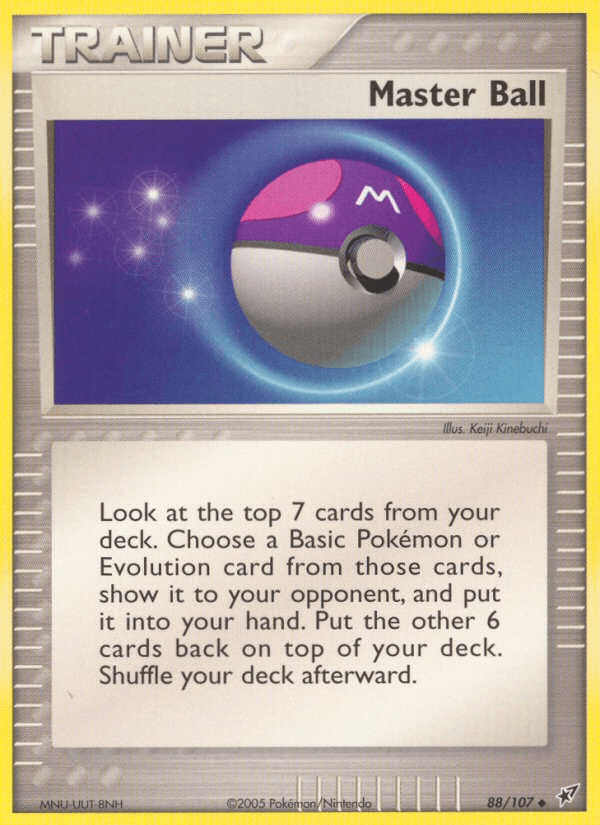 Master Ball Pokémon card