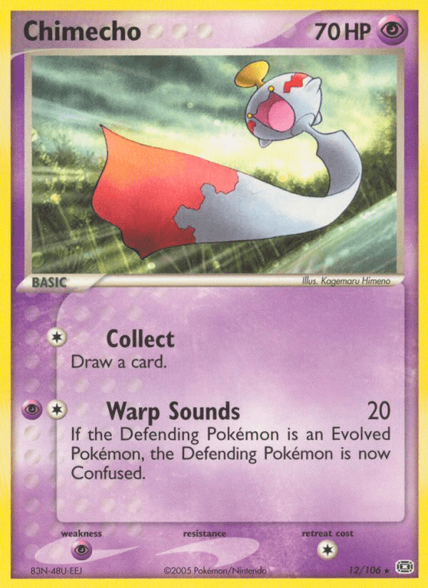 Chimecho Pokémon card