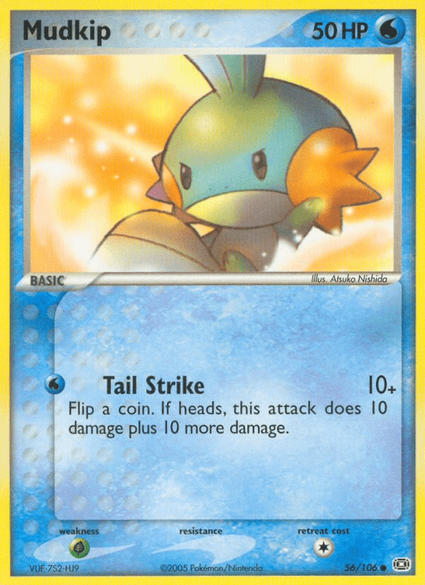 Mudkip Pokémon card