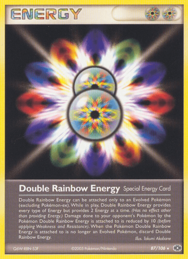 Double Rainbow Energy Pokémon card