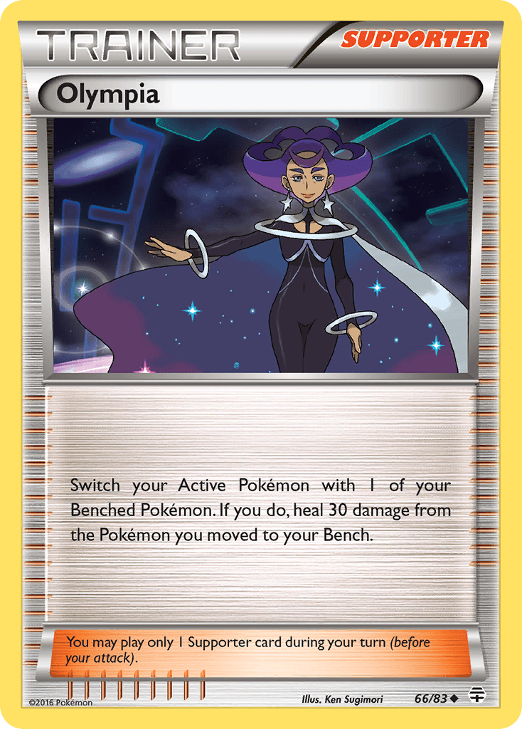 Olympia Pokémon card