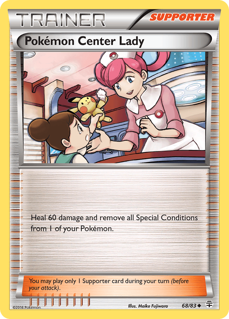 Pokémon Center Lady Pokémon card