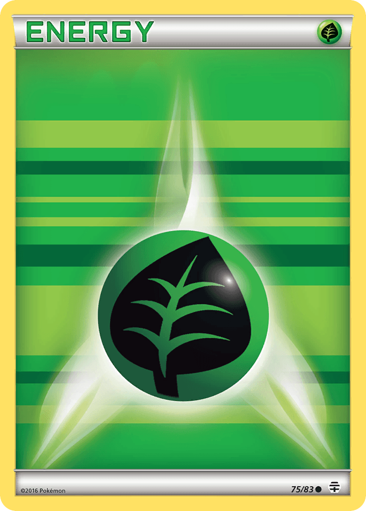 Grass Energy Pokémon card