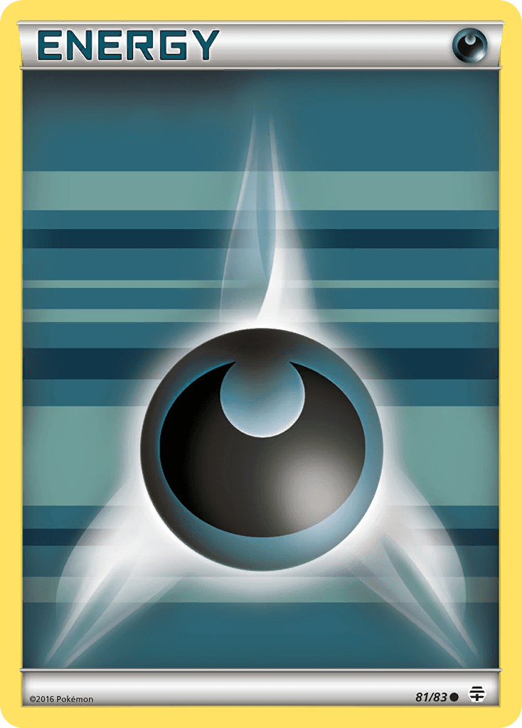 Darkness Energy Pokémon card