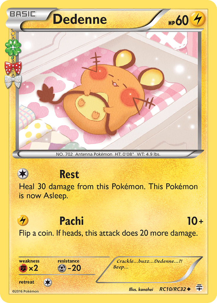Dedenne Pokémon card