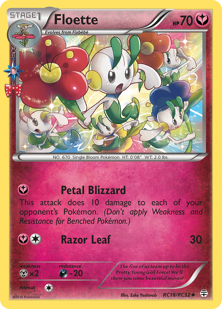 Floette Pokémon card