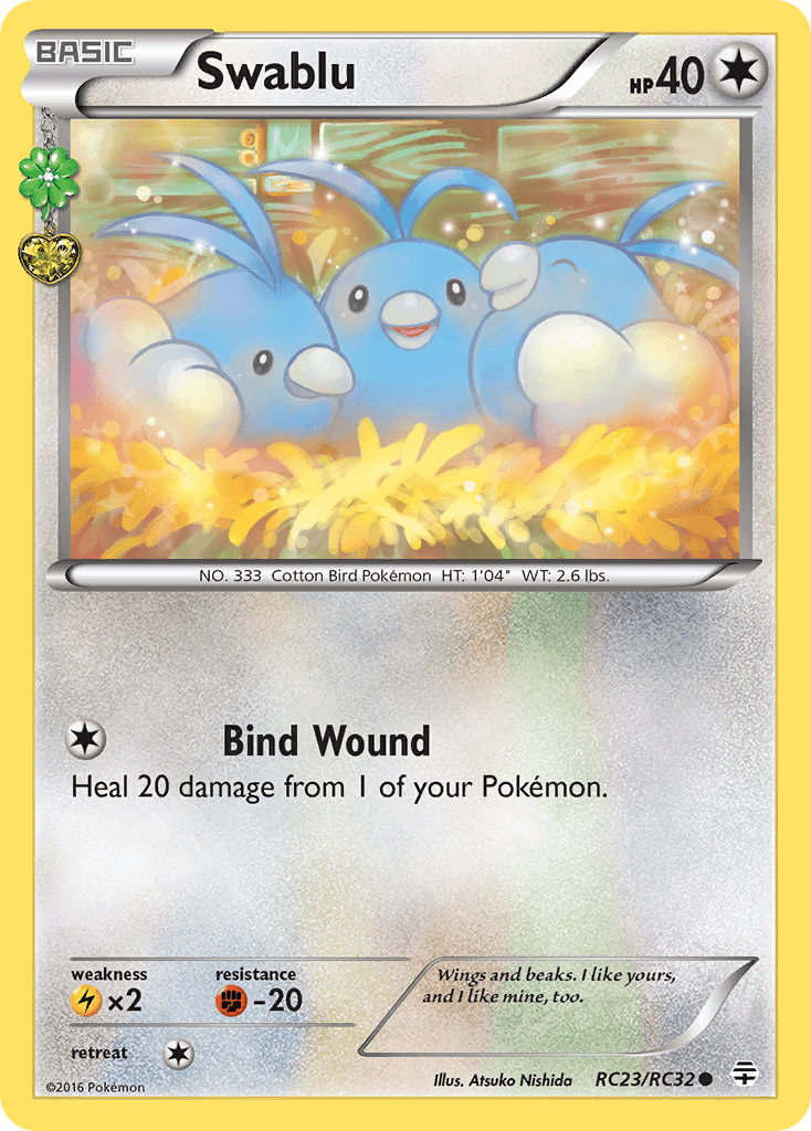 Swablu Pokémon card