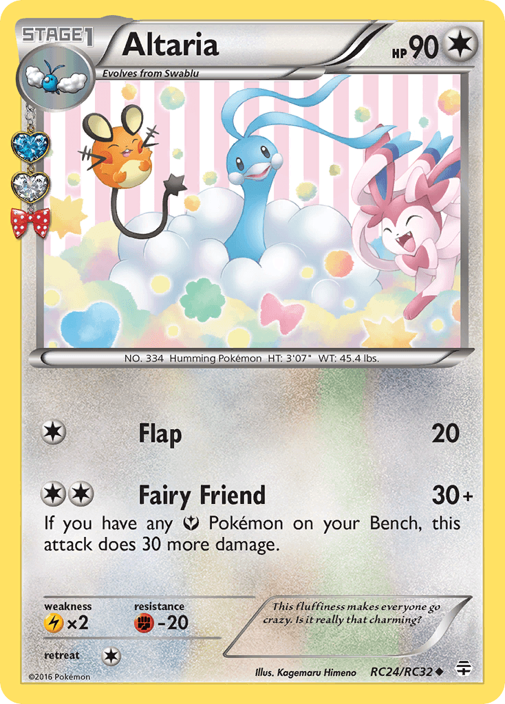 Altaria Pokémon card