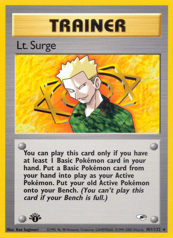 Lt. Surge Pokémon card