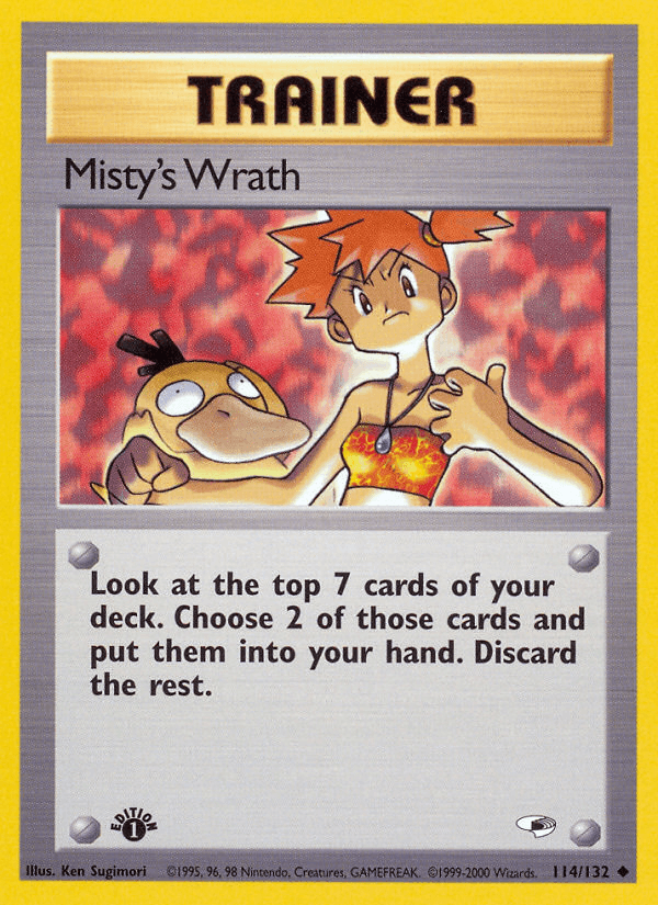 Misty's Wrath Pokémon card