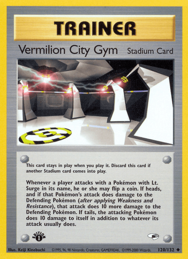 Vermilion City Gym Pokémon card