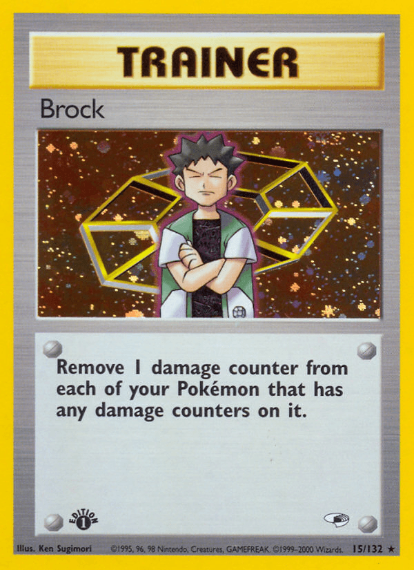Brock Pokémon card