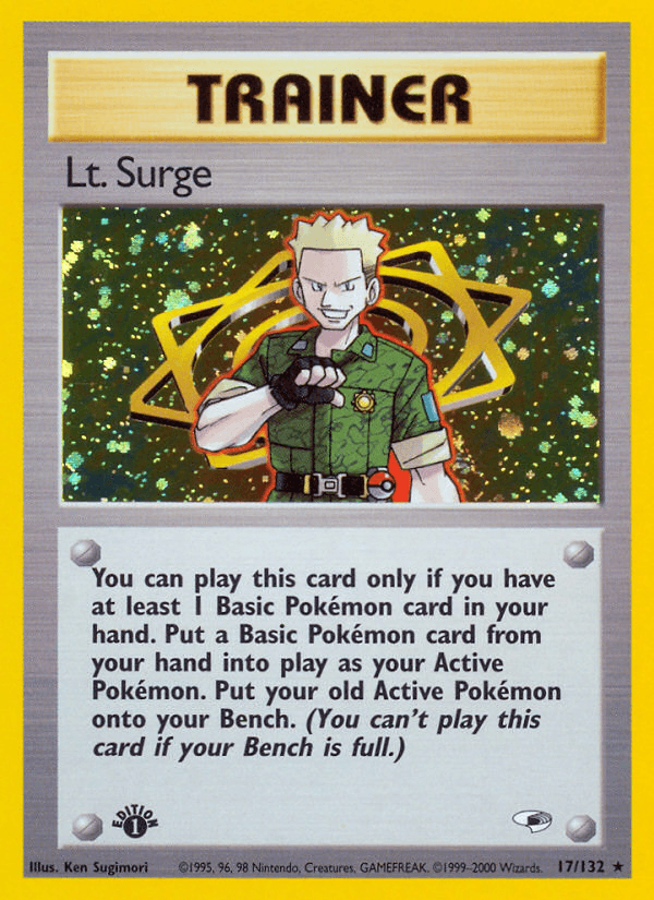 Lt. Surge Pokémon card