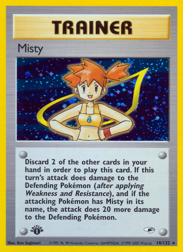 Misty Pokémon card