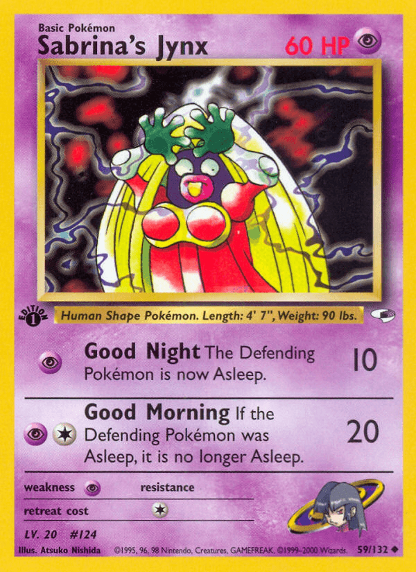 Sabrina's Jynx Pokémon card