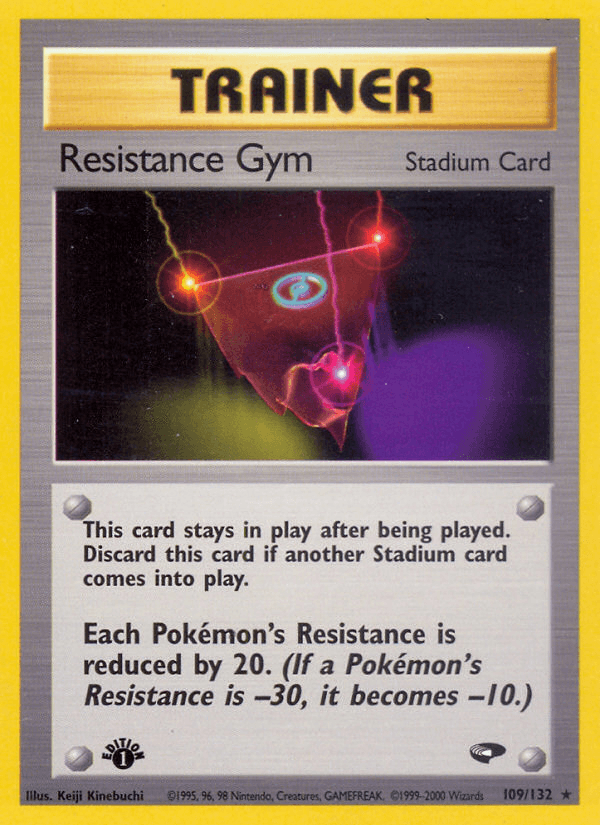 Resistance Gym Pokémon card