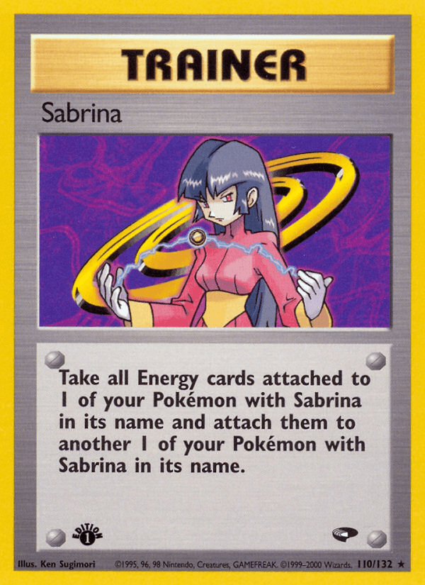 Sabrina Pokémon card