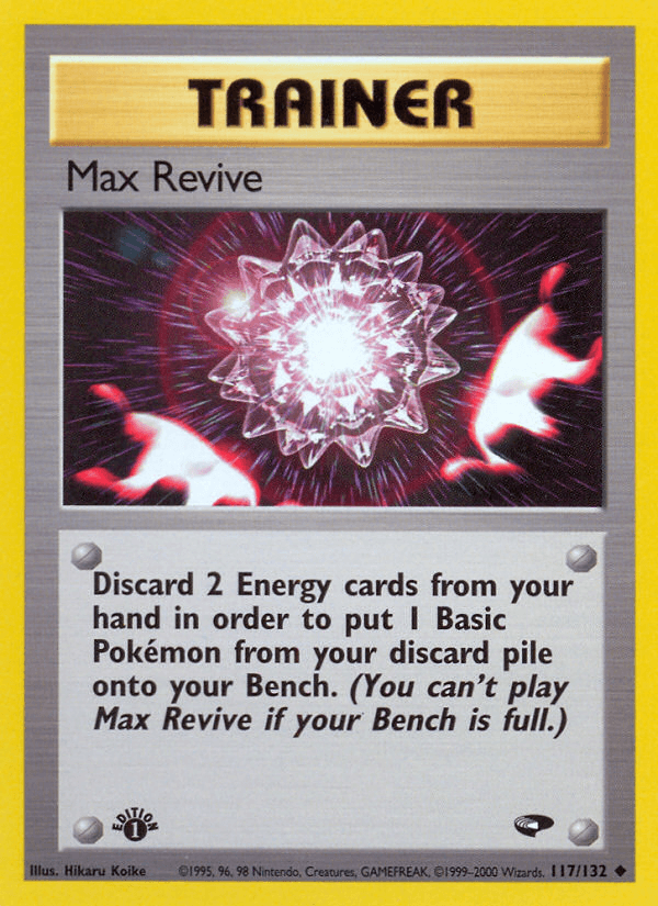 Max Revive Pokémon card