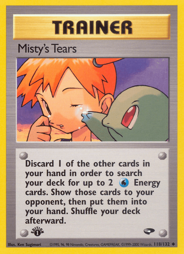 Misty's Tears Pokémon card