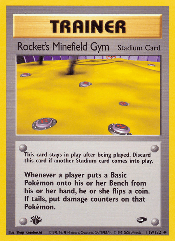 Rocket's Minefield Gym Pokémon card
