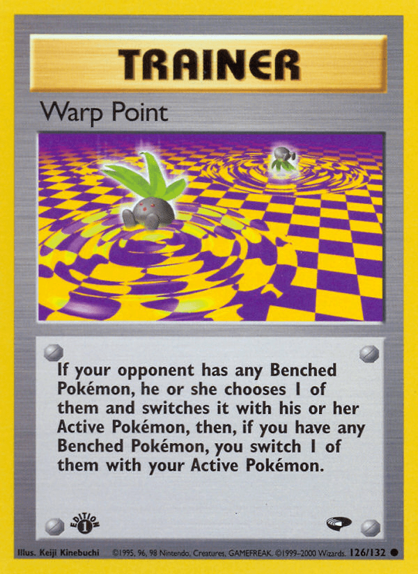 Warp Point Pokémon card