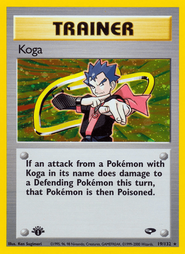 Koga Pokémon card