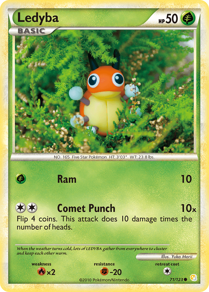 Ledyba Pokémon card