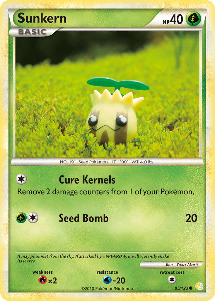 Sunkern Pokémon card