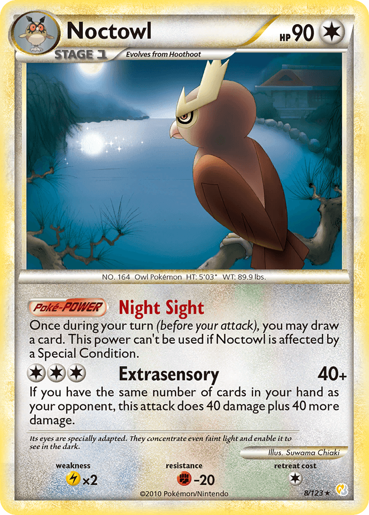 Noctowl Pokémon card