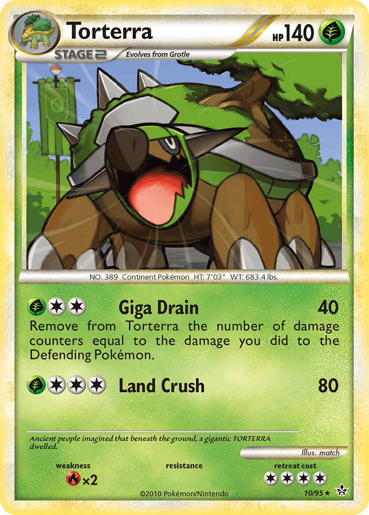 Torterra Pokémon card