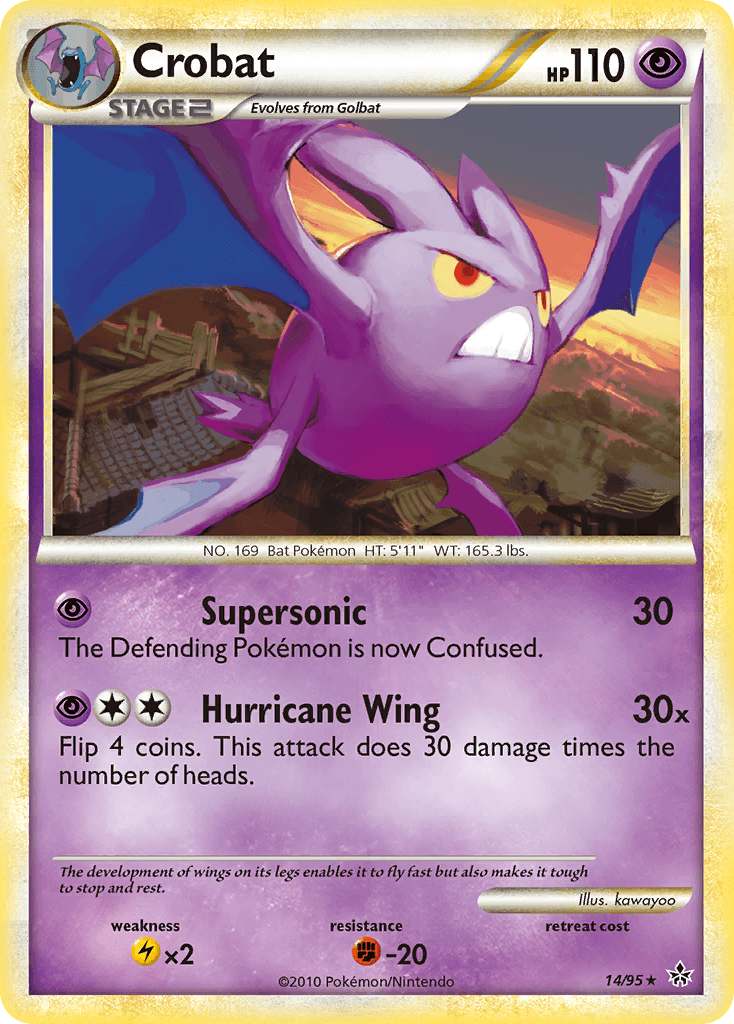 Crobat Pokémon card