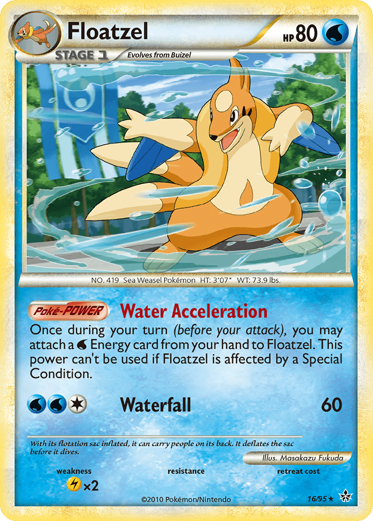 Floatzel Pokémon card