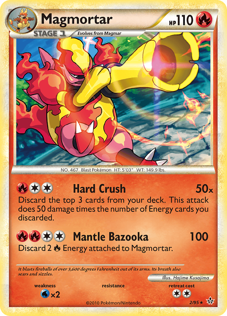 Magmortar Pokémon card
