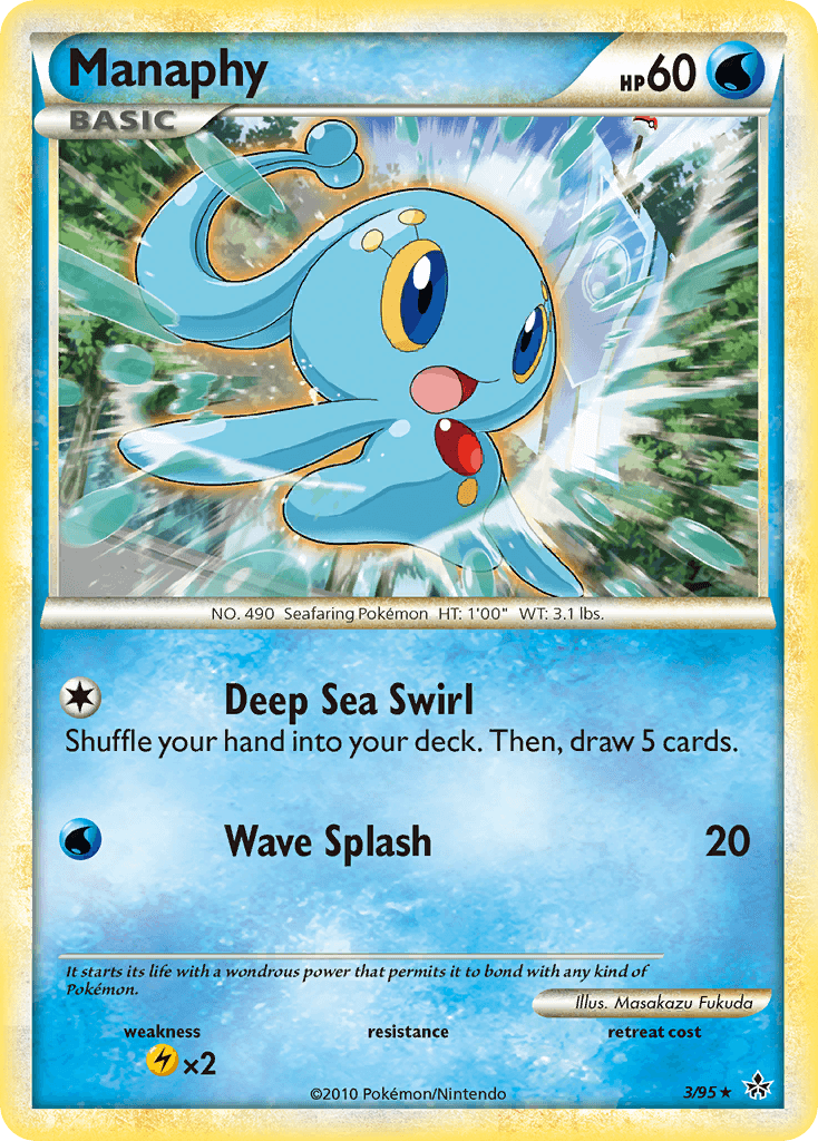 Manaphy Pokémon card