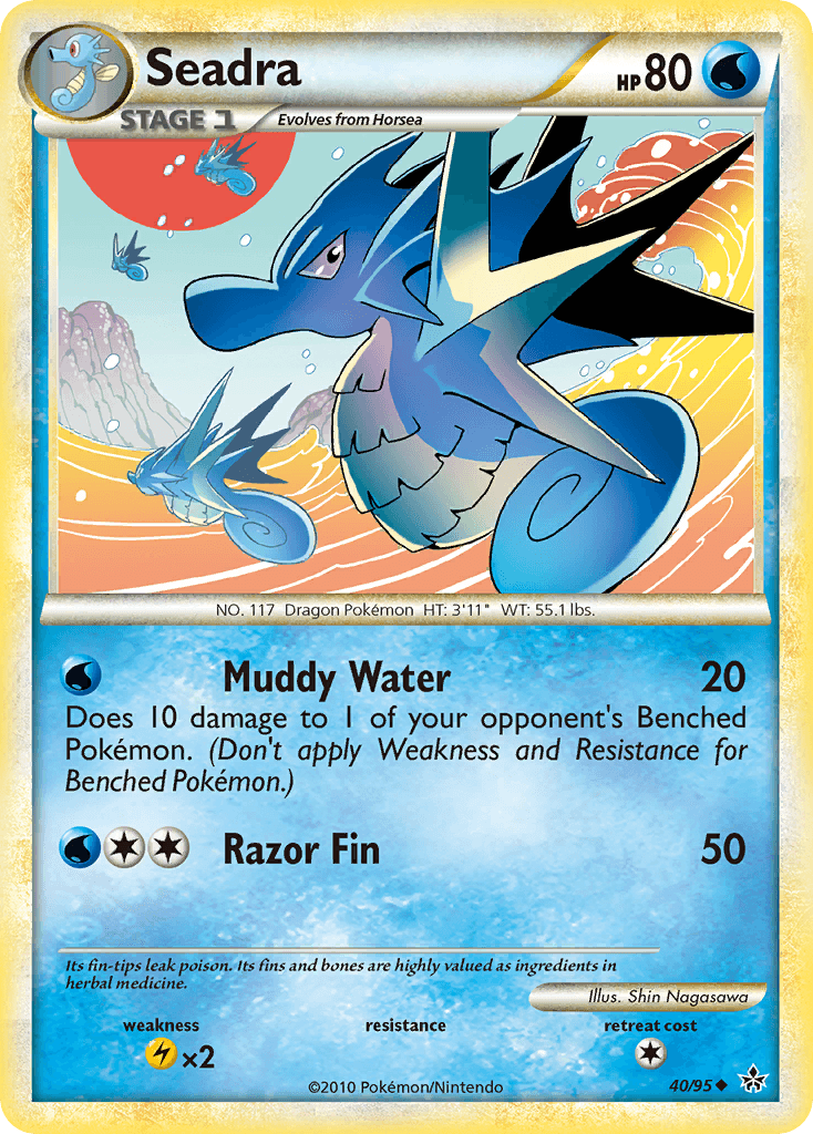 Seadra Pokémon card